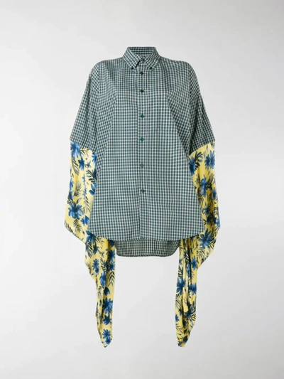 Balenciaga Kimono Shirt In Green