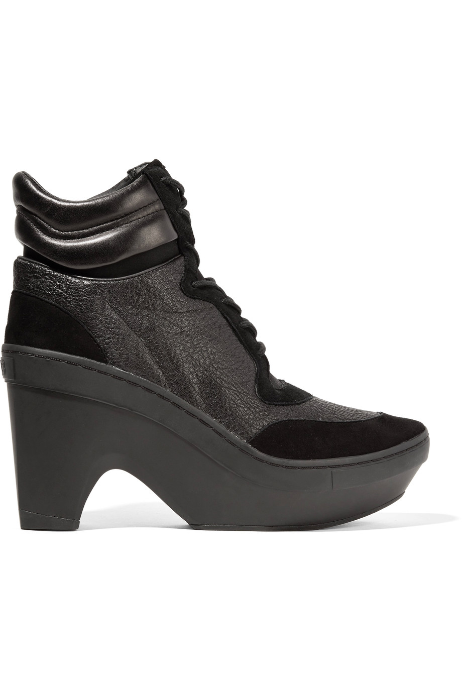 Y-3 Adidas Originals Sneak Clog Paneled Neoprene, Suede And ... Y-3 Adidas Originals Sneak Clog Paneled Neoprene, Suede And ...
