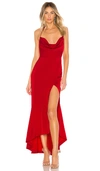 Lovers & Friends West Gown In Red