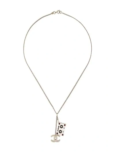 Chanel Cc Necklace - Silver