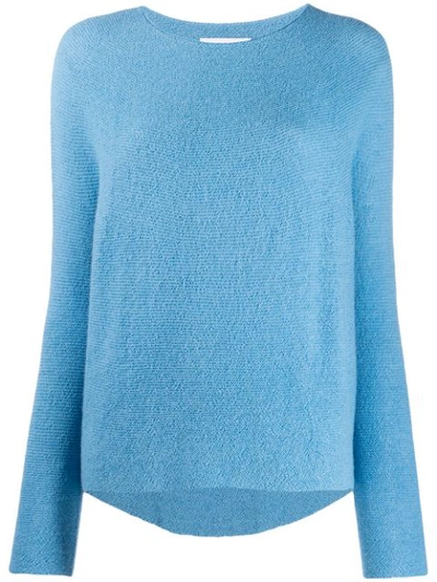 Christian Wijnants Kasima Alpaca Pullover Sweater In Light Blue