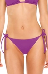 Becca Color Code Side Tie Bikini Bottoms In Dahlia