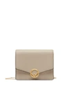Fendi F Is  Mini Bag In F0e65-dove +soft Gold