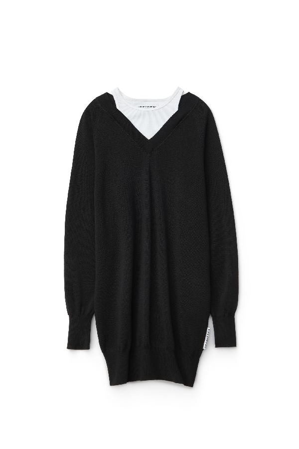 alexander wang bi layer dress