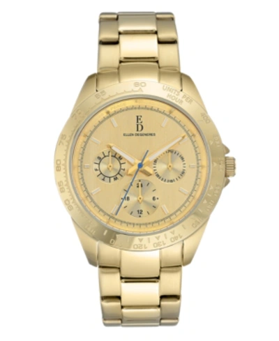 Ed Ellen Degeneres Ellen Degeneres Women's Gold Stainless Steel Bracelet Watch 40mm