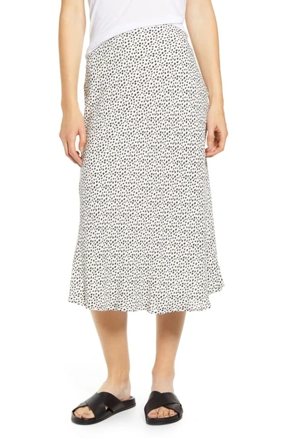 Rails London Dotted Slip Skirt In Spotted
