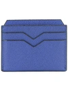 Valextra Flat Cardholder In Blue
