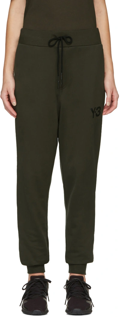 Y-3 Green Classic Cuffed Lounge Pants
