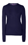 Ralph Lauren Iconic Style Cashmere-blend Crewneck Pullover In Navy