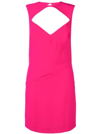 Dsquared2 Short Fitted Dress In Pink