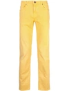 J Brand 'tyler' Jeans In Yellow