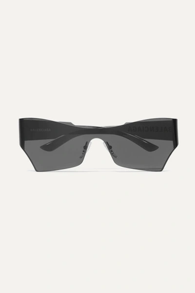 Balenciaga Square-frame Acetate Sunglasses In Black