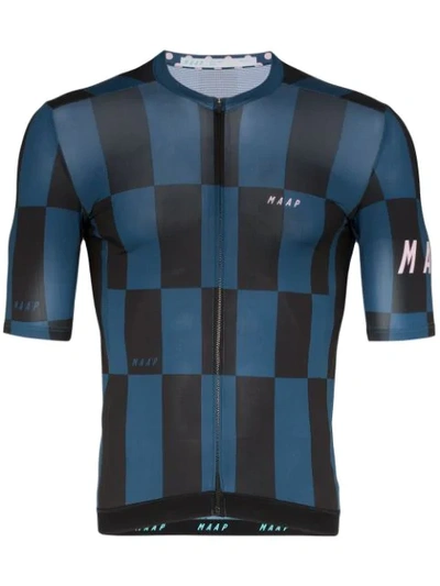 Maap Blue Network Pro Cycling Top In Black