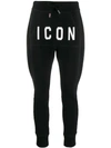 Dsquared2 Icon Track Pants In Black