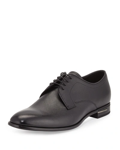 Prada Classic Lace-up Shoes - 黑色