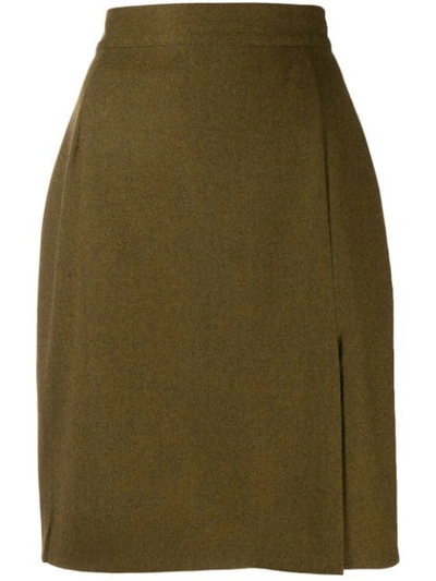 Pre-owned Gucci '1990s Pencil Skirt - Green