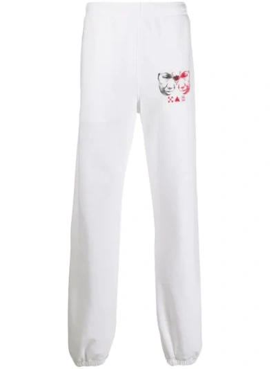 Off-white Graphic Print Track Trousers In White