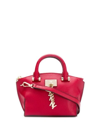 Donna Karan Elissa Mini Tote Bag In Red