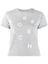 Michael Kors Logo Printed T-shirt In Grey
