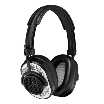 Master & Dynamic ® Mh40 For Scott Campbell Studio Wired Over-ear Premium Leather Headphones - White Leather/black Met In White Leather/black Metal