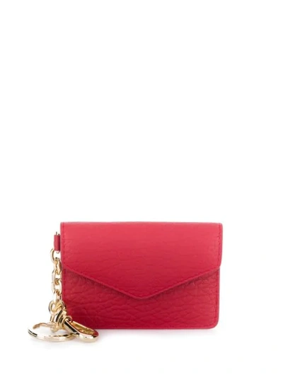 Maison Margiela Envelope Purse In Red