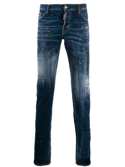 Dsquared2 Slim Fit Jeans In Blue