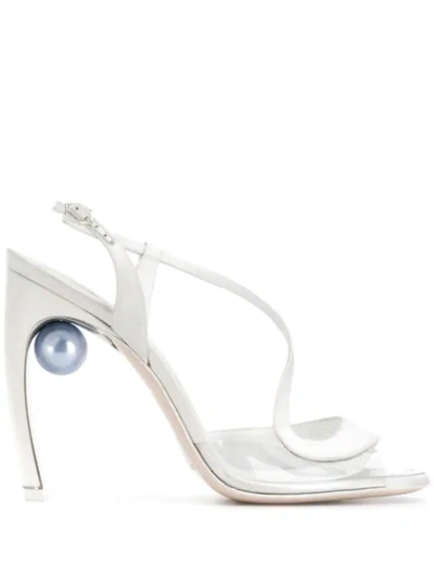 Nicholas Kirkwood Maeva Pearl S Sandals In Neutrals