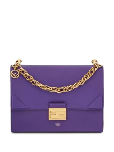 Fendi Kan U Shoulder Bag In Purple