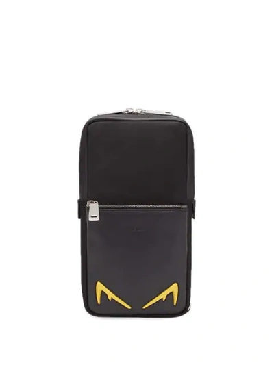 Fendi Diabolic Eyes Backpack In Black