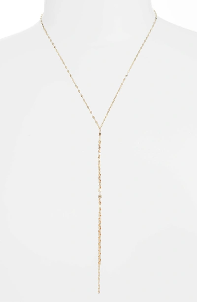 Lana Blake Double Strand Y-necklace In Yellow Gold