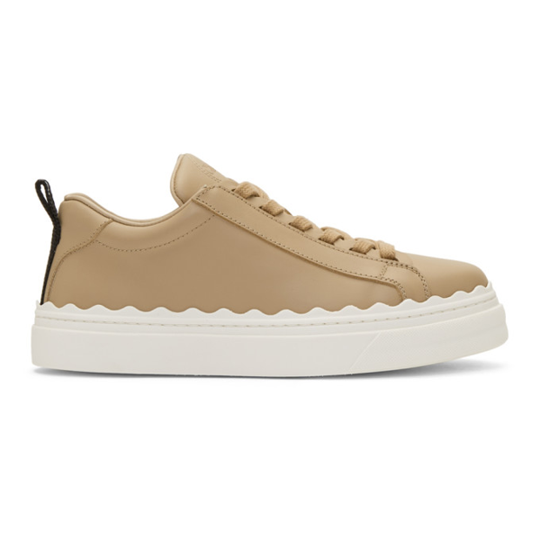 chloe beige sneakers
