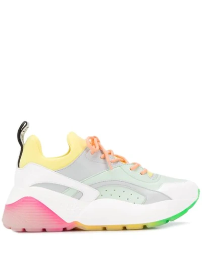 Stella Mccartney Eclypse Sneakers In Multicolor Faux Leather In Multicolored