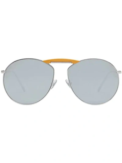 Fendi X Gentle Monster Round Sunglasses In Grey