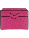 Valextra Flat Cardholder - Pink