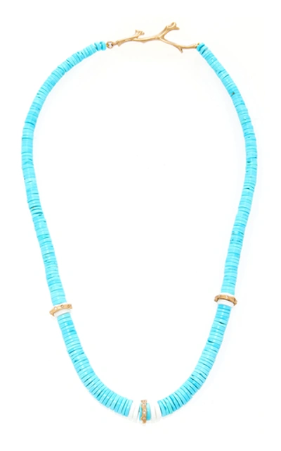 Annette Ferdinandsen Turquoise Amazon Necklace In Blue