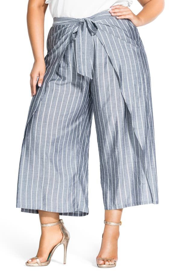 side white striped pants