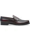 Prada Apron Loafers In F0397 Cordovan