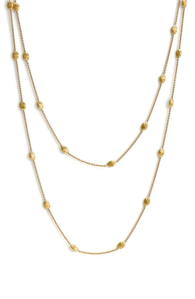 Marco Bicego Siviglia Collection Small Bead Extra Long Gold Necklace, 47.25
