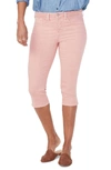 Nydj Skinny Capri Jeans In Coral Haze