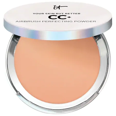 It Cosmetics Cc+ Airbrush Perfecting Powder Foundation Tan 0.192 oz/ 5.44 G