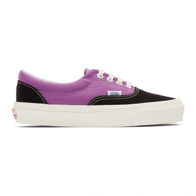 Vans Og Era Lx Colour-block Canvas Sneakers In Purple