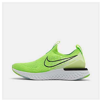 Nike Epic React Flyknit Running Shoe In Green