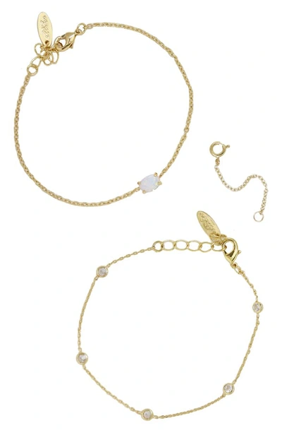 Ettika Set Of 2 Bracelets In Gold