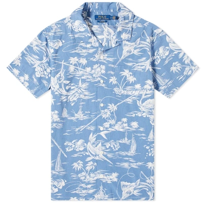 Polo Ralph Lauren Hawaiian Print Vacation Shirt In Blue | ModeSens