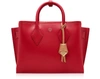 Mcm Neo Milla Tote In Spanish Leather In Ruby Red