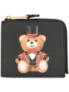 Moschino Teddy Circus Black Small Wallet