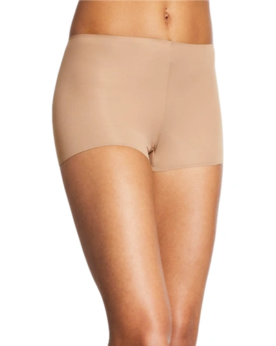 Tc Shapewear Matte Microfiber Boyshorts In Dark Sand