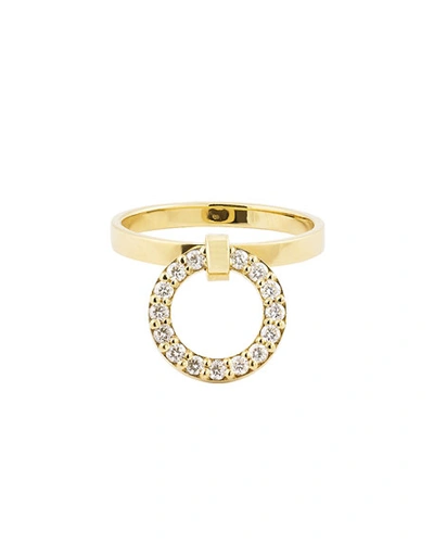 Lana 14k Diamond Link-charm Ring