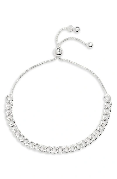 Argento Vivo Chain Link Bolo Bracelet In Sterling Silver