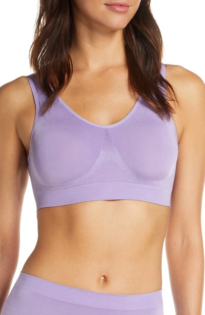 Wacoal B Smooth Seamless Bralette In Chalk Violet